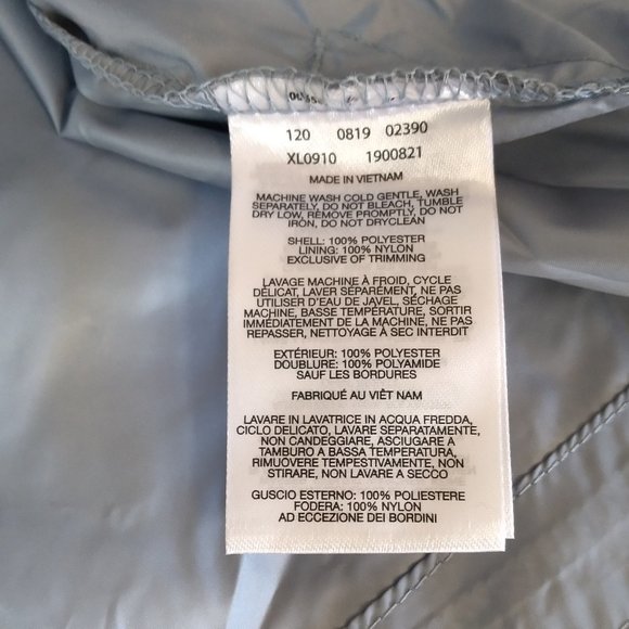 🆕 Columbia Women's Spring Fresh Windbreaker Jacket, Small - Cirrus Grey, Auth. - Picture 5 of 5